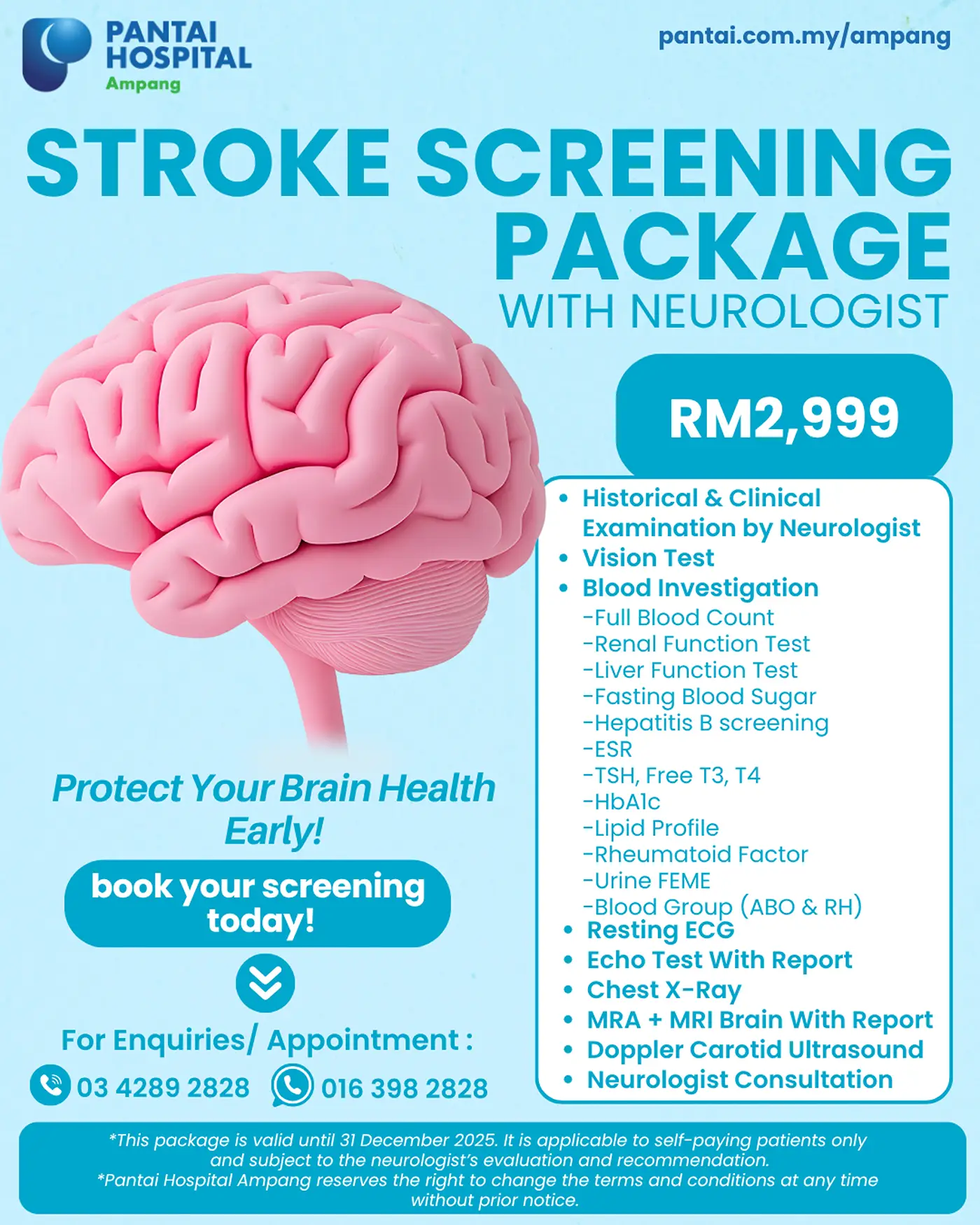 Poster Stroke Screening Package
