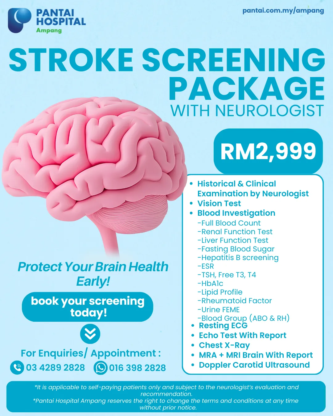 Poster Stroke Screening Package