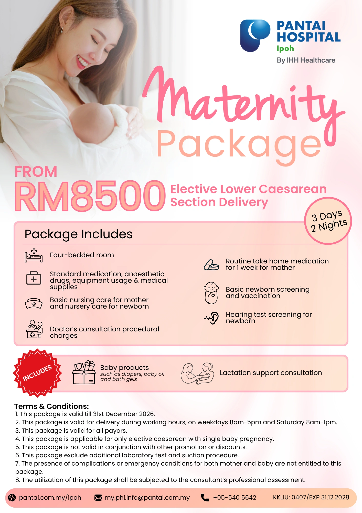 Elective LSCS Maternity Package