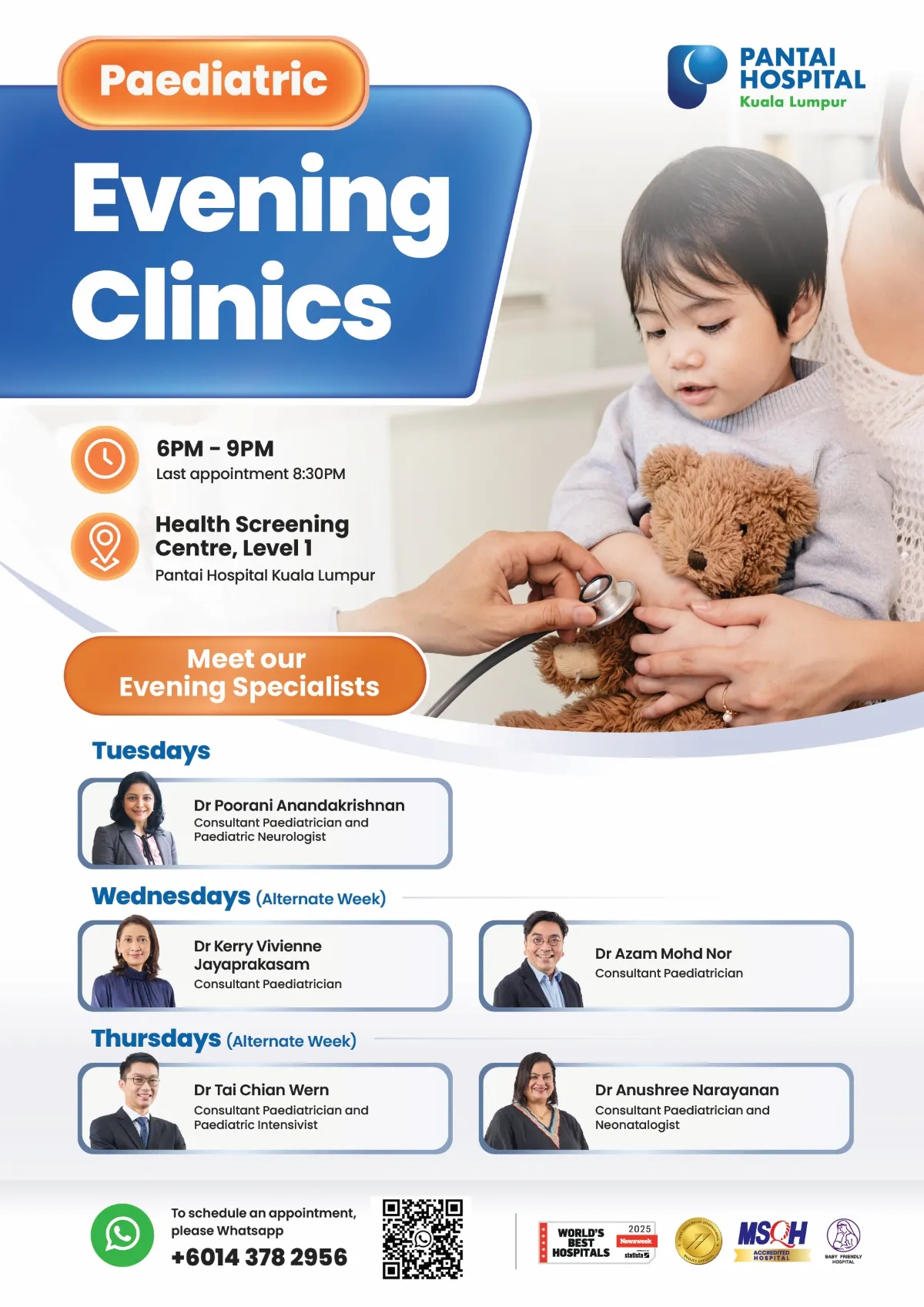 Paediatric Evening Clinics