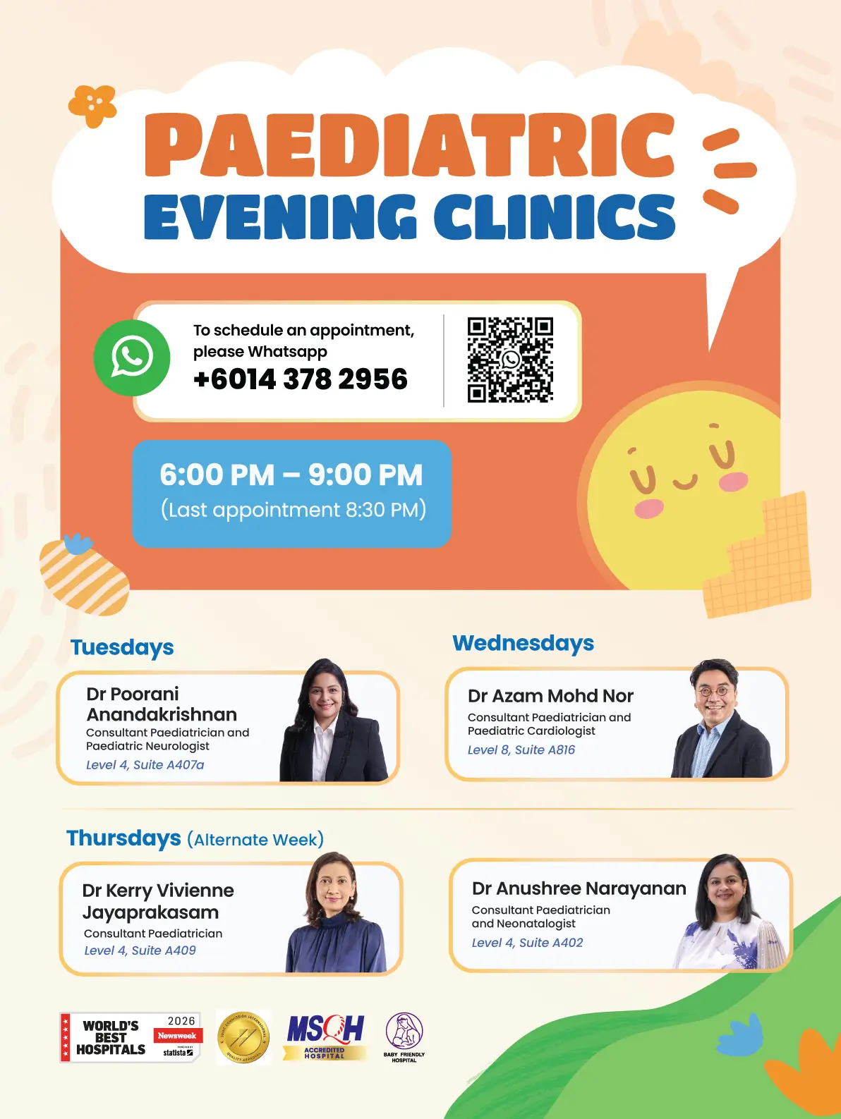 Paediatric Evening Clinics